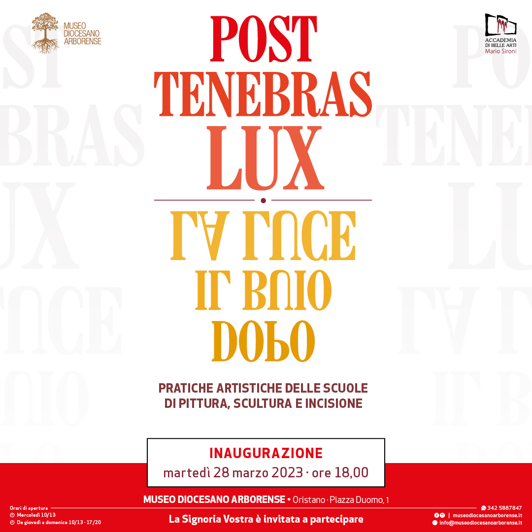 Post Tenebras Lux. Dopo il buio la Luce.